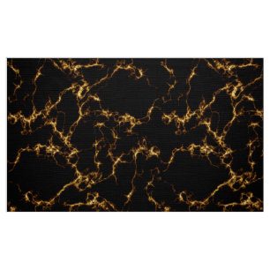Elegant Marble style3 - Black Gold Fabric