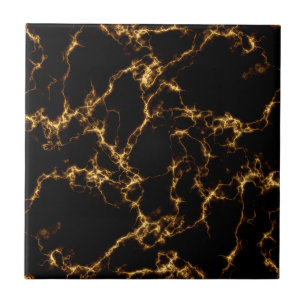 Elegant Marble style3 - Black Gold Tile
