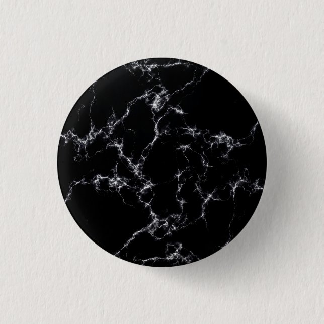 Elegant Marble style4 - Black and White 3 Cm Round Badge (Front)