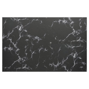 Elegant Marble style4 - Black and White Fabric