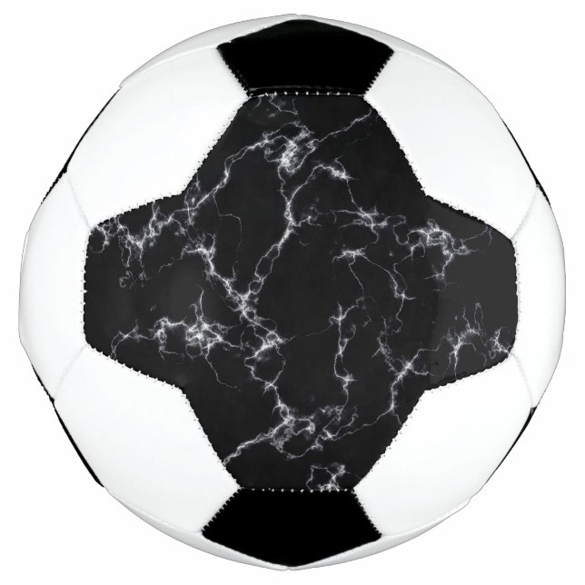 Elegant Marble style4 - Black and White Football (Front)