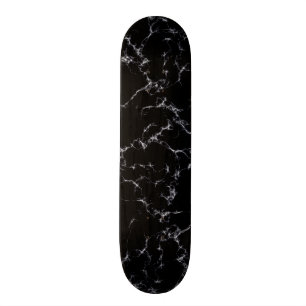 Elegant Marble style4 - Black and White Skateboard
