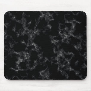 Elegant Marble style - black Mouse Mat