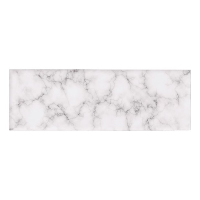 Elegant Marble style Name Tag (Front)