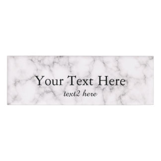 Elegant Marble style Name Tag