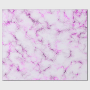 Elegant Marble style - purple pink Wrapping Paper