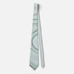 Elegant Marble Swirl Glitter Pattern Sparkle Glam Tie