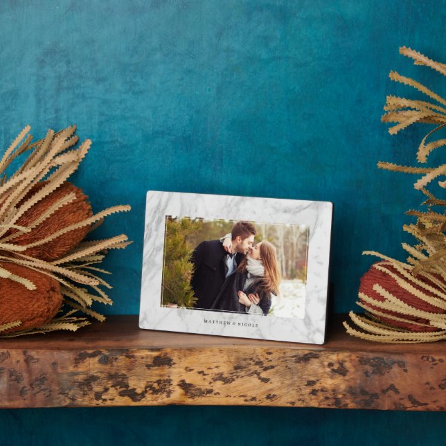 Elegant Marble Texture Frame (Side)