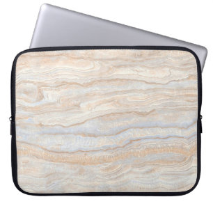 Elegant Marble Texture: High-Resolution Background Laptop Sleeve