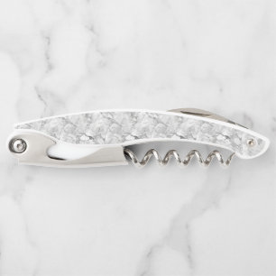 Elegant Marble Whirls Corkscrew