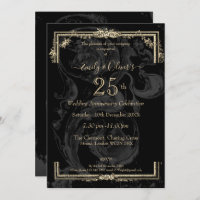 Elegant Marie Antoinette on black Anniversary 