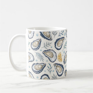 Elegant Marine Oysters Coffee Mug