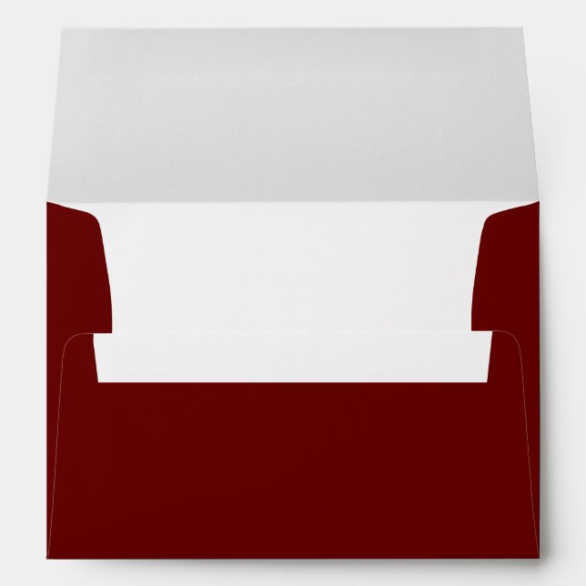 Elegant Maroon Envelope (Back (Bottom))