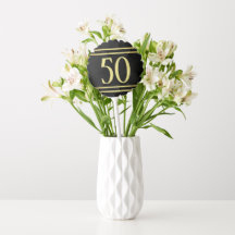 Elegant Masculine Gold & Black Birthday