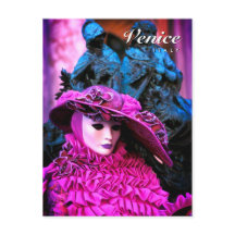 Elegant Masked Carnival Character