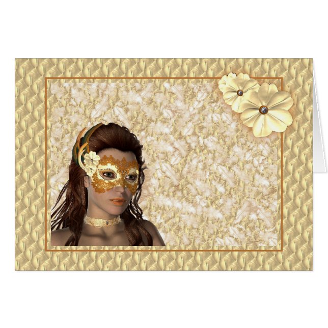 Elegant Masked Lady (Front Horizontal)