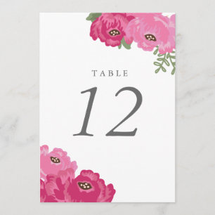 Elegant Mason Jar Table Number