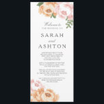 Elegant Mason Jar Wedding Program Programme<br><div class="desc">Elegant flower and mason jar wedding design by Shelby Allison. Click the link below to view the entire Mason Jar Wedding Collection that includes matching invites,  rsvp cards,  postage stamps and more.</div>