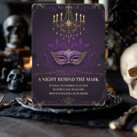 Elegant Masquerade Halloween Party