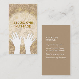 Elegant Massage Business Cards