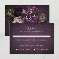 Elegant Maximalist Purple Floral Wedding