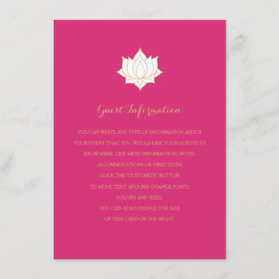 Elegant Mehndi Insert Cards