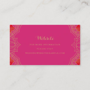 Elegant Mehndi Website Cards