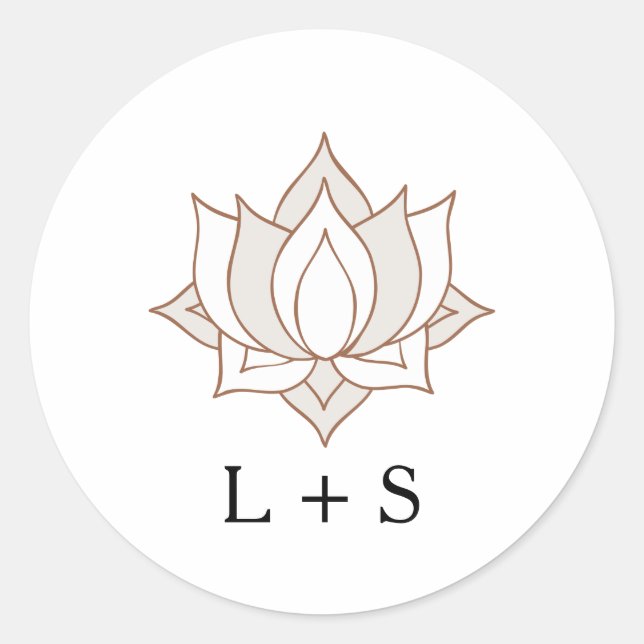 Elegant Mehndi Wedding Classic Round Sticker (Front)