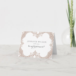 Elegant Mehndi Wedding Invitation
