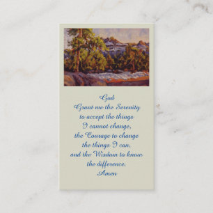 Elegant Memorial Watercolor Painting Card