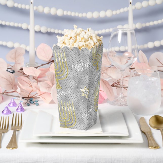 Elegant Menorahs Favour Box (Wedding)