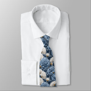Elegant Mens Accessories Carnation Floral Tie