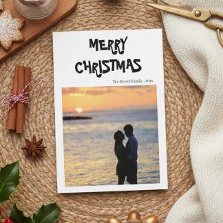 Elegant Merry Christmas Card | Festive Holiday 