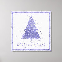 Elegant Merry Christmas | Charming Purple Tree