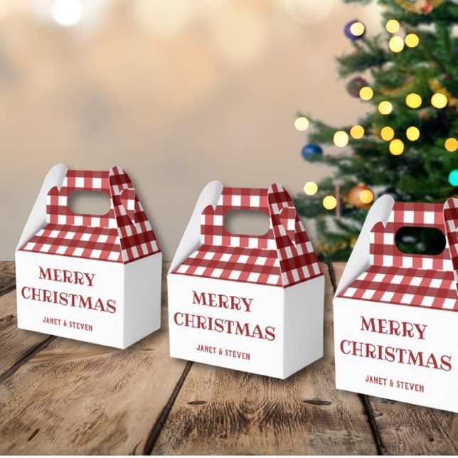 Elegant Merry Christmas favor box (Creator Uploaded)