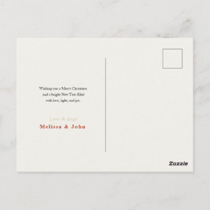 Elegant Merry Christmas Greeting Card