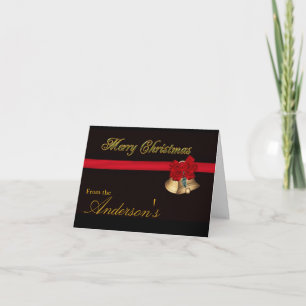 Elegant Merry Christmas Holiday Card