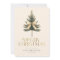 Elegant Merry Christmas Pine Tree Bow Business
