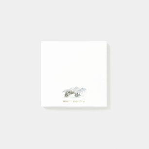 Elegant Merry Christmas Post-it Notes