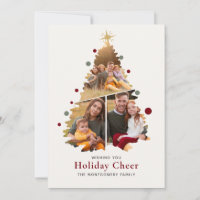 Elegant Merry Christmas Tree 4 Photo Family News