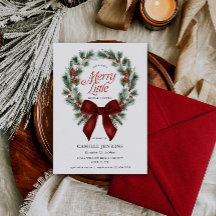 Elegant Merry Little Christmas Bridal Shower