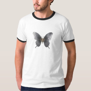 Elegant Metal Butterfly T-Shirt