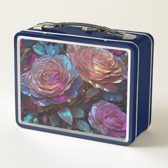 Elegant Metal Lunchbox (Back)