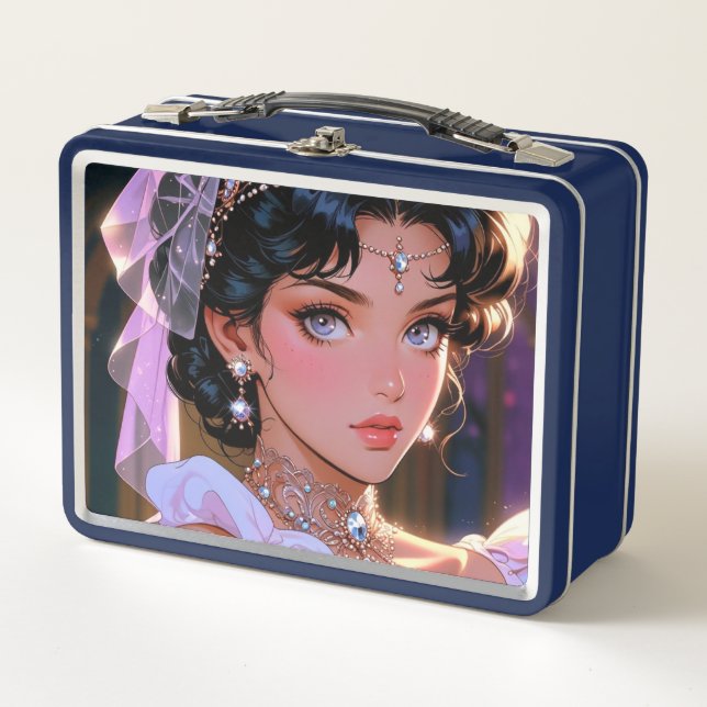 Elegant Metal Lunchbox (Front)