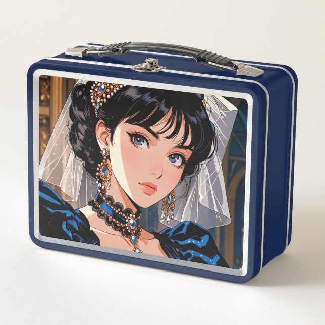 Elegant Metal Lunchbox (Front)