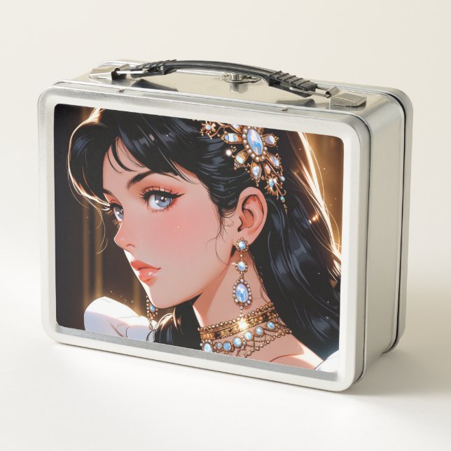 Elegant Metal Lunchbox (Back)