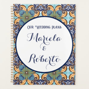 Elegant Mexican Floral Talavera Wedding Planner