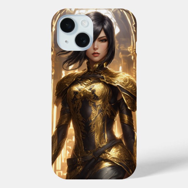 Elegant Mikasa Ackerman - Gold & Black Intricate  Case-Mate iPhone Case (Back)