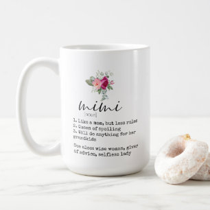 Elegant Mimi Definition Floral 15oz Coffee Mug