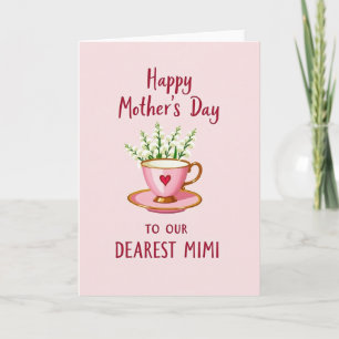 Elegant Mimi Mothers Day Card